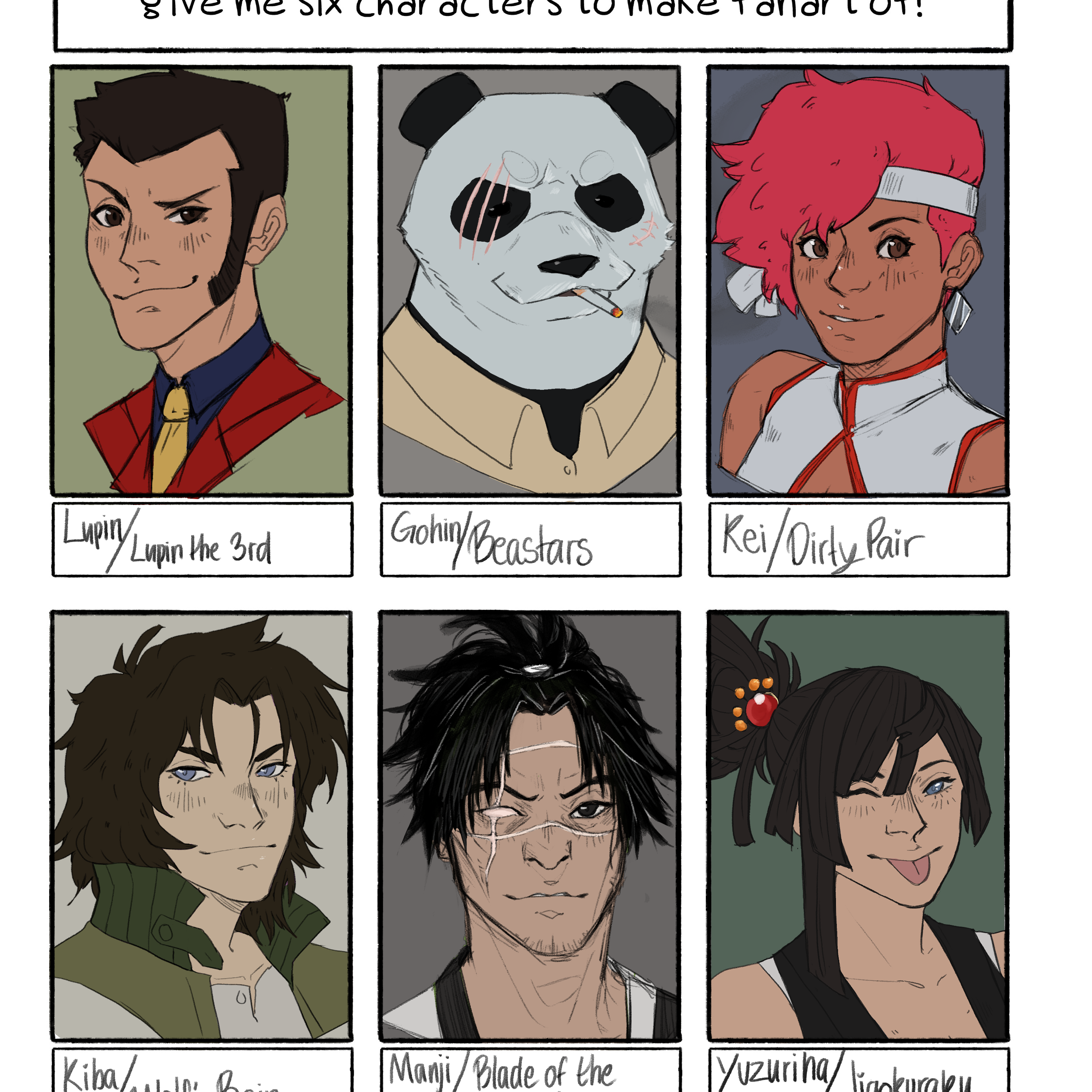 draw 6 characters002